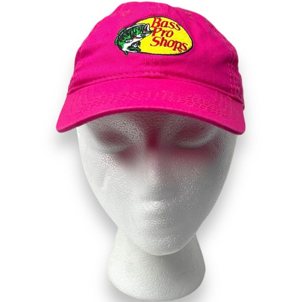 Bass Pro Shops Hat Toddler Size Pink Strap Back‎ January 2020